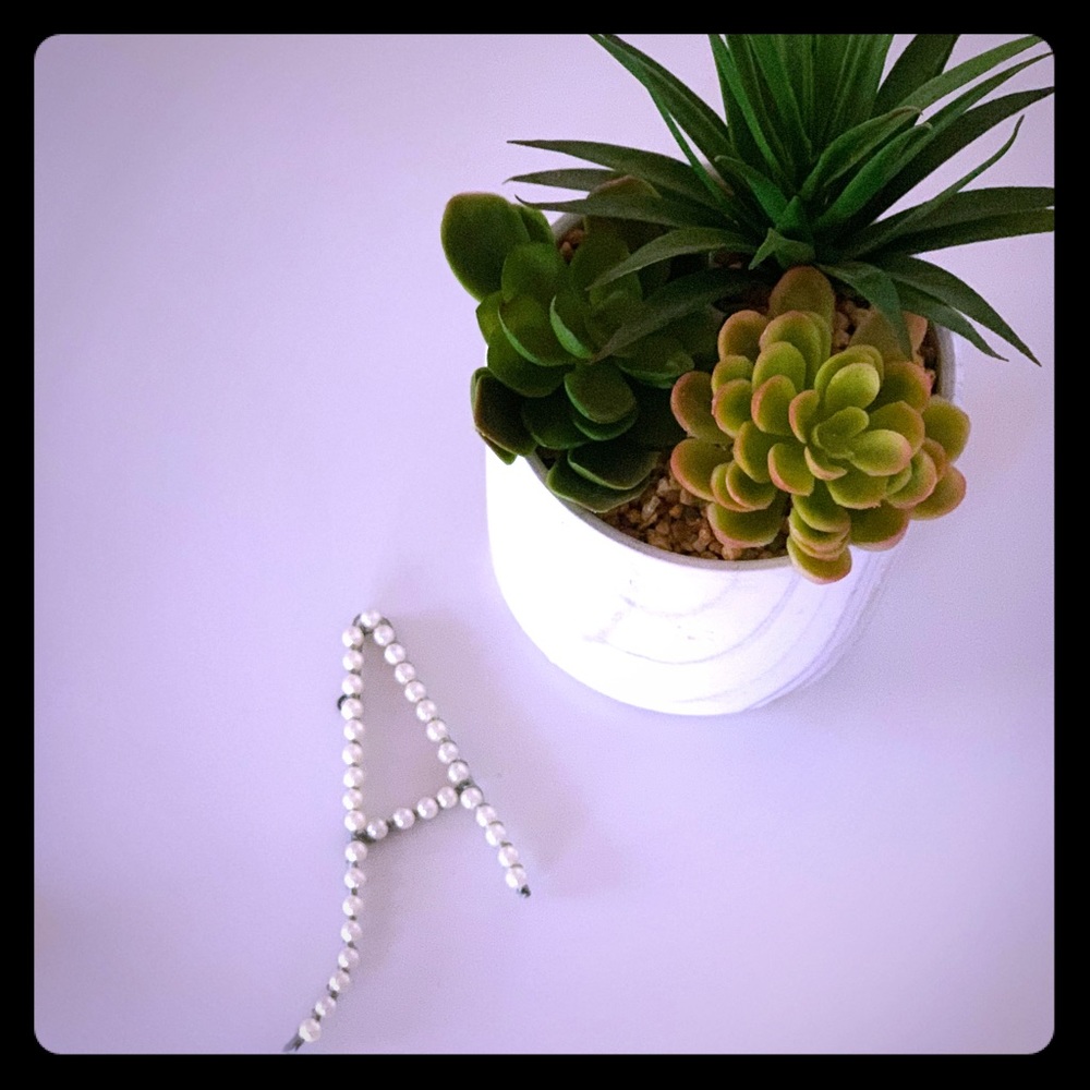 Pearl “A” Pendant